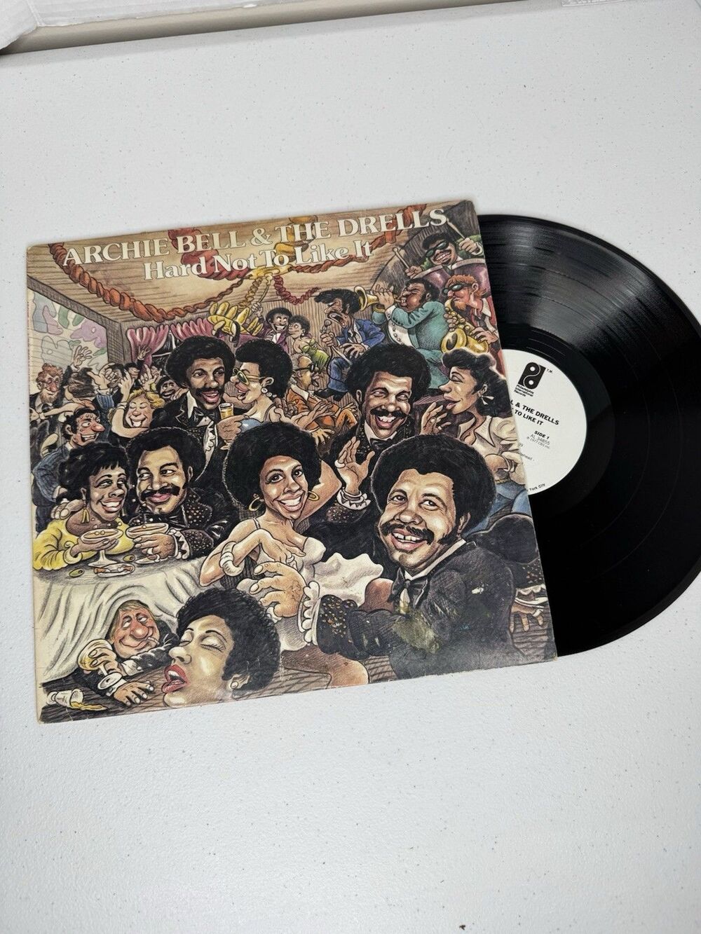 Archie Bell & The Drells Hard Not To Like It Vinyl LP Promo